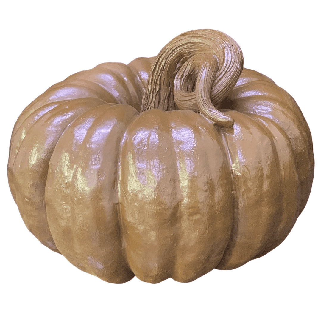 Realistic Pumpkin Statue, Large Pumpkin Statue, Autumn Pumpkin Decor, Realistic Harvest Pumpkin Figurine, Rustic Fall Pumpkin Statue