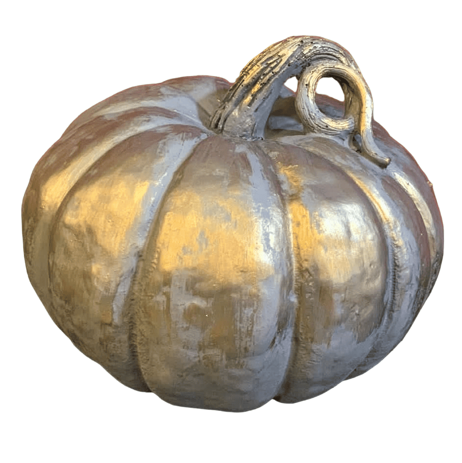 Realistic Pumpkin Statue, Large Pumpkin Statue, Autumn Pumpkin Decor, Realistic Harvest Pumpkin Figurine, Rustic Fall Pumpkin Statue