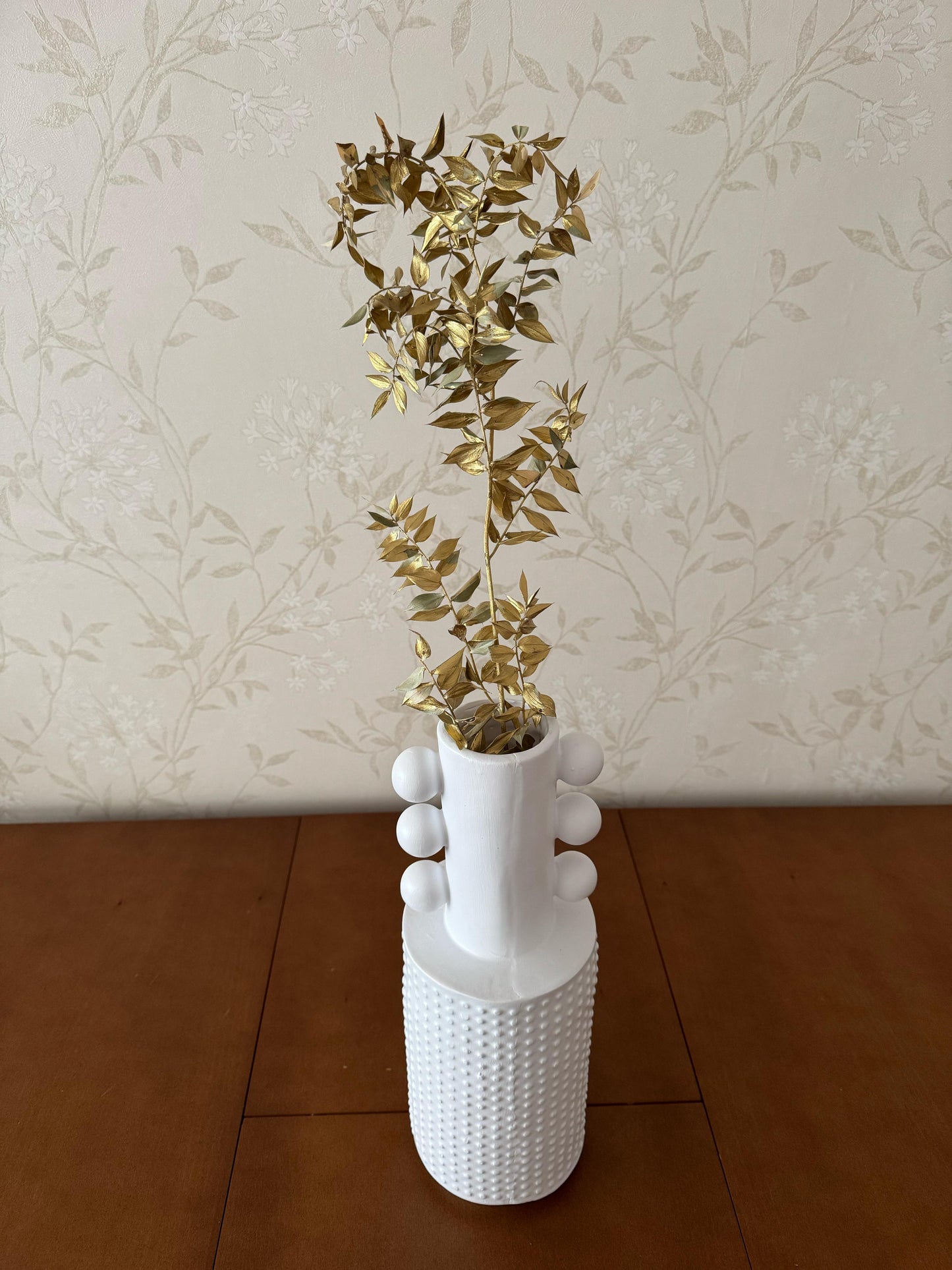Modern Polyester Vase, Contemporary Decor Vase, Unique Sculptural Vase, Abstract Tall Vase, Handmade Decorative Vase, Nordic Style Vase