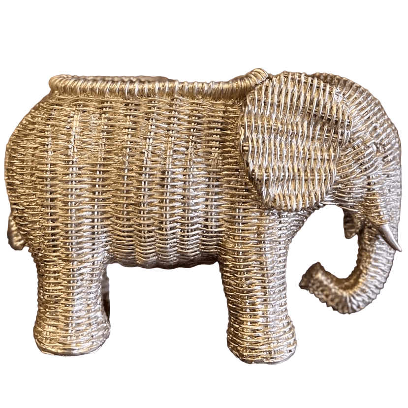 Elephant Shaped Planter Vase, Elephant Planter Pot, Handcrafted Elephant Vase, Animal Shaped Elephant Flower Pot, Cute Elephant Vase