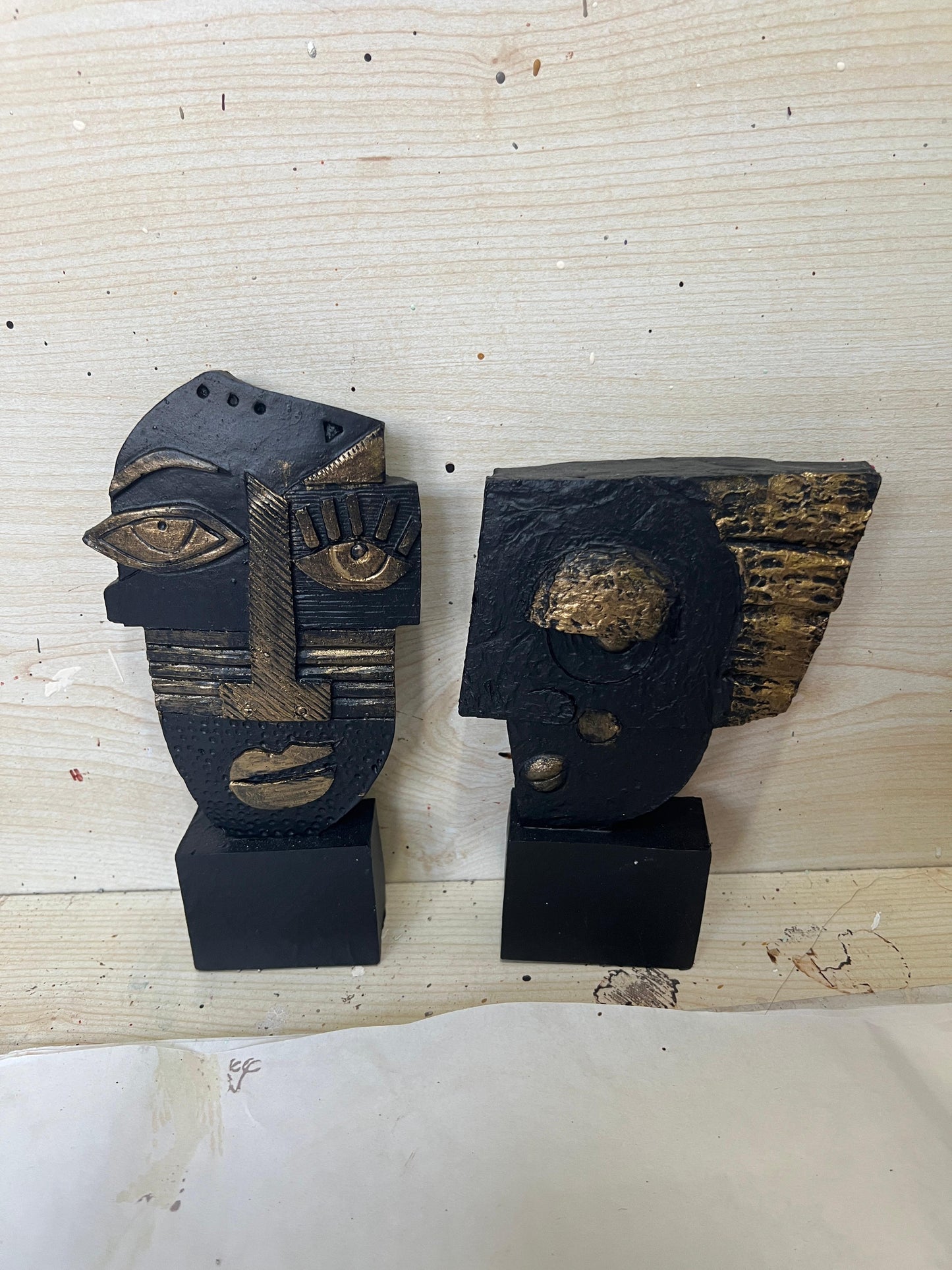 Abstract Face Statue, Picasso Style Abstract Head Statue, Picasso Face Statue, Abstract Picasso Style Bust, Picasso Inspired Abstract Statue
