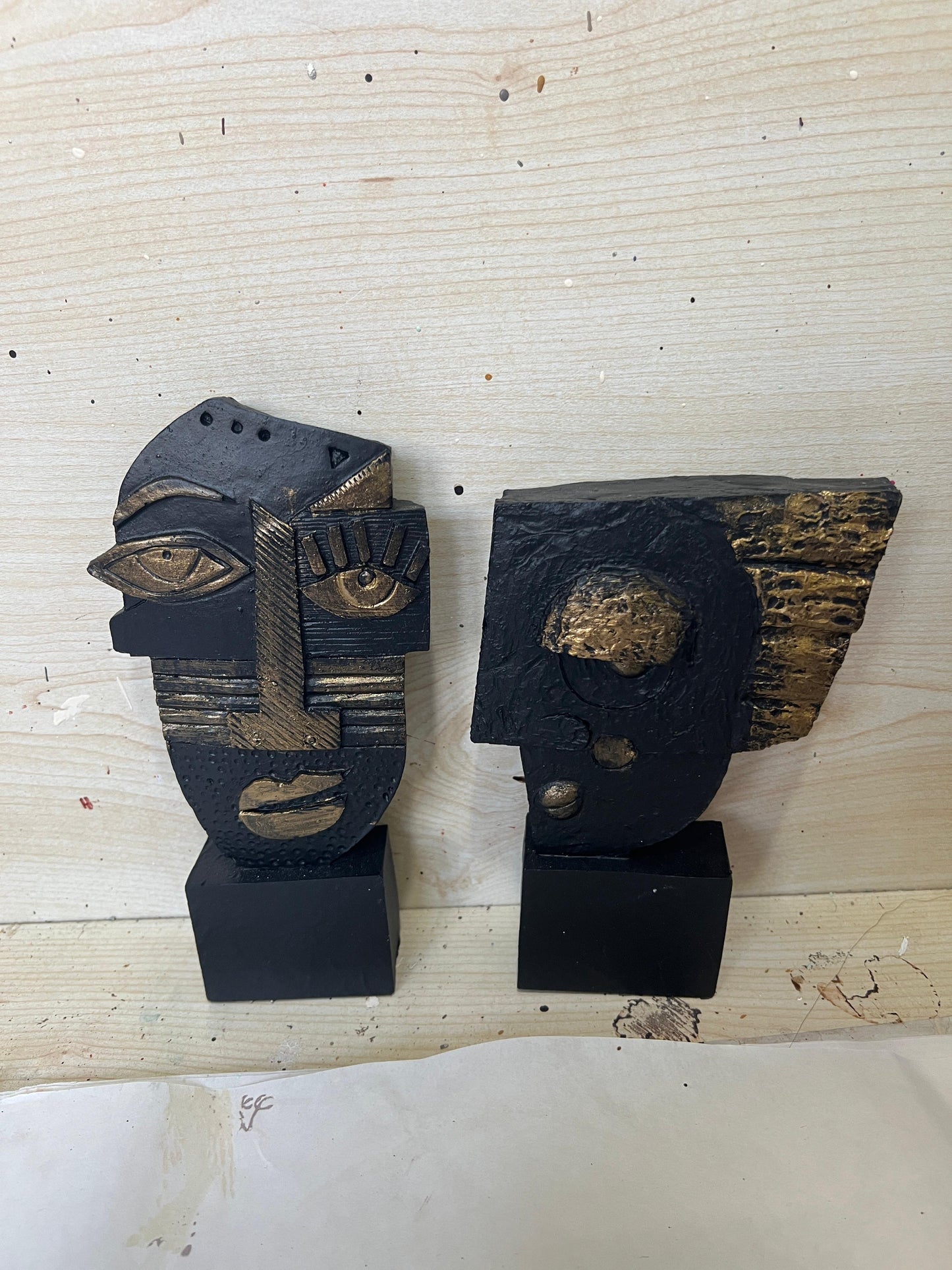 Abstract Face Statue, Picasso Style Abstract Head Statue, Picasso Face Statue, Abstract Picasso Style Bust, Picasso Inspired Abstract Statue