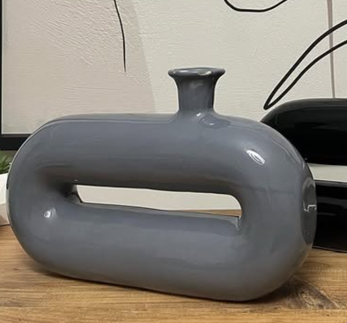Abstract Ceramic Vase, Modern Ceramic Vase, Minimalist Ceramic Vase, Artistic Ceramic Vase, Unique Ceramic Decor, Modern Ceramic Decor