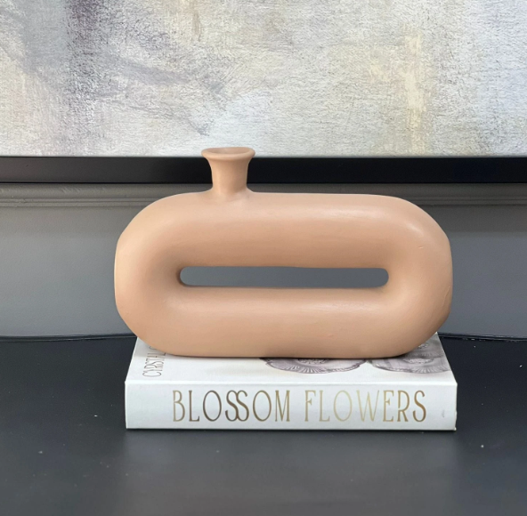 Abstract Ceramic Vase, Modern Ceramic Vase, Minimalist Ceramic Vase, Artistic Ceramic Vase, Unique Ceramic Decor, Modern Ceramic Decor