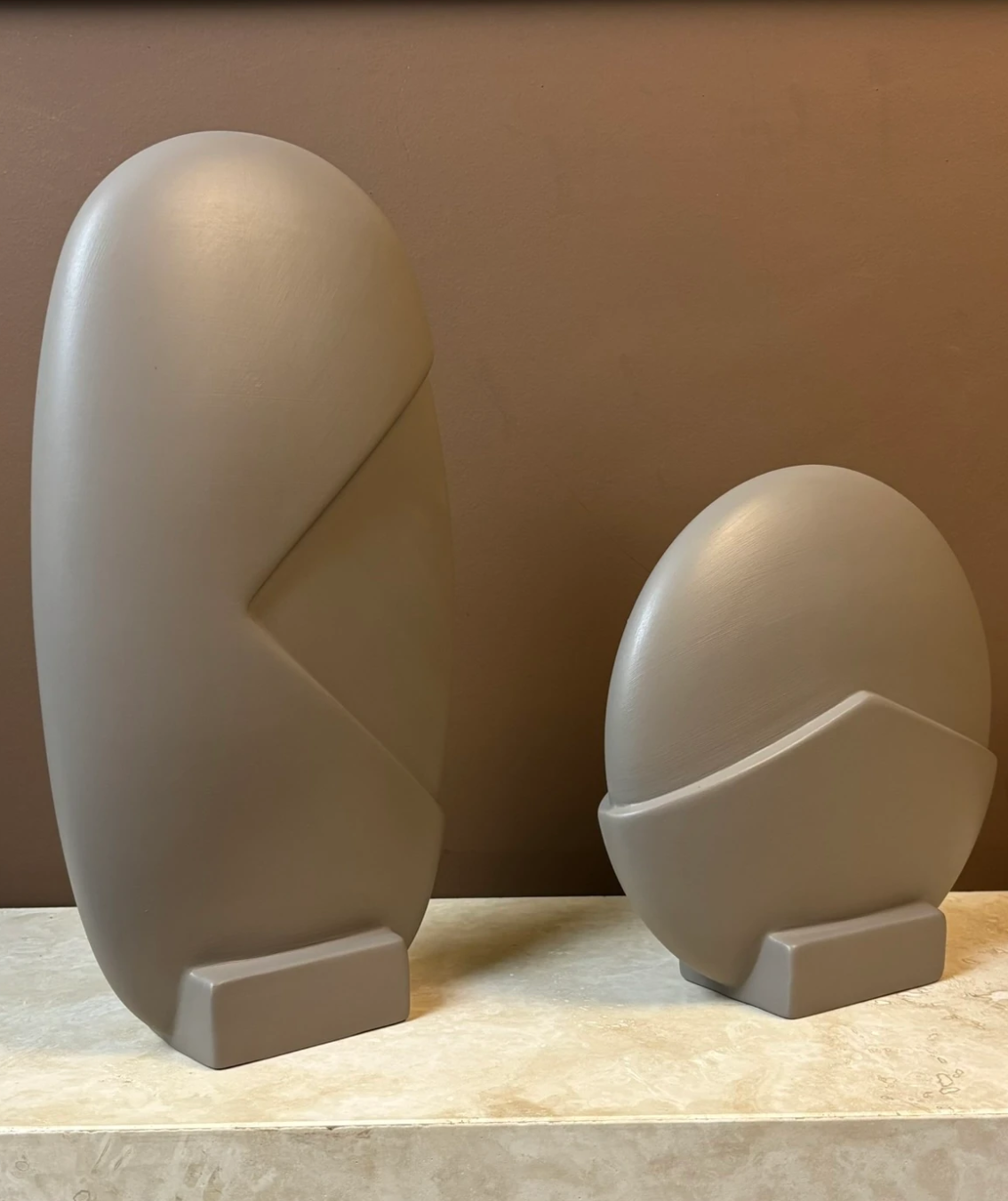 Modern Ceramic Decor Set, Abstract Ceramic Decor Set, Minimalist Ceramic Sculpture Set, Stylish Ceramic Art Decor, Ceramic Abstract Art Set