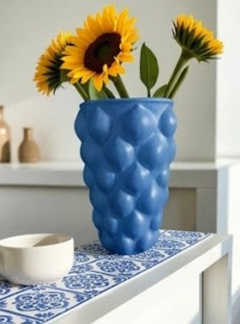 Handmade Lemon Vase, Yellow Ceramic Fruit Vase, Modern Lemon-Themed Pot