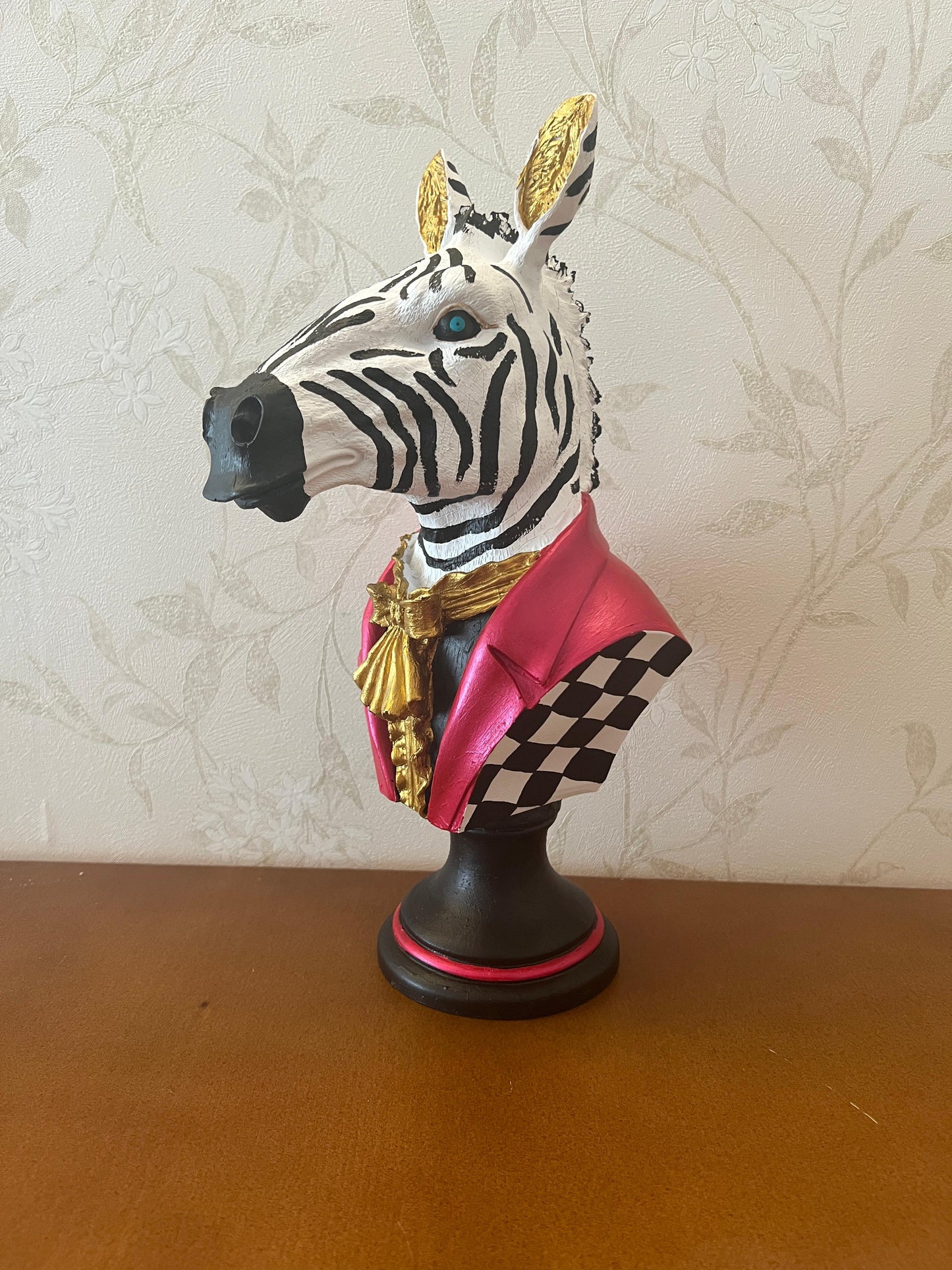 Zebra Head Bust Statue, Zebra Bust Statue, Zebra Bust Sculpture, Elegant Zebra Head Statue, Unique Zebra Head Statue, Zebra Head Sculpture