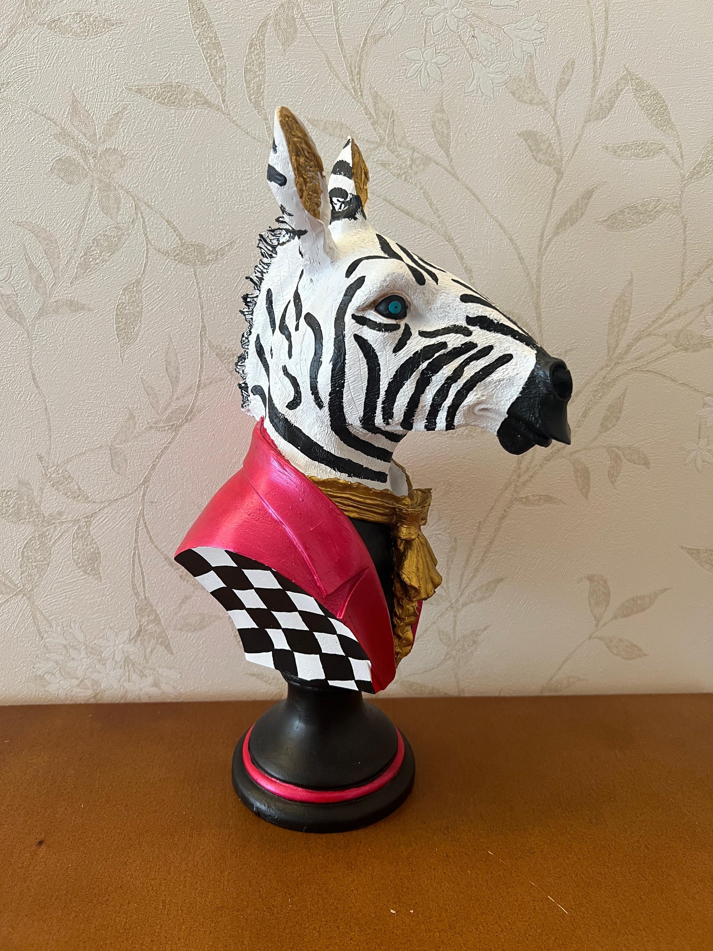 Zebra Head Bust Statue, Zebra Bust Statue, Zebra Bust Sculpture, Elegant Zebra Head Statue, Unique Zebra Head Statue, Zebra Head Sculpture