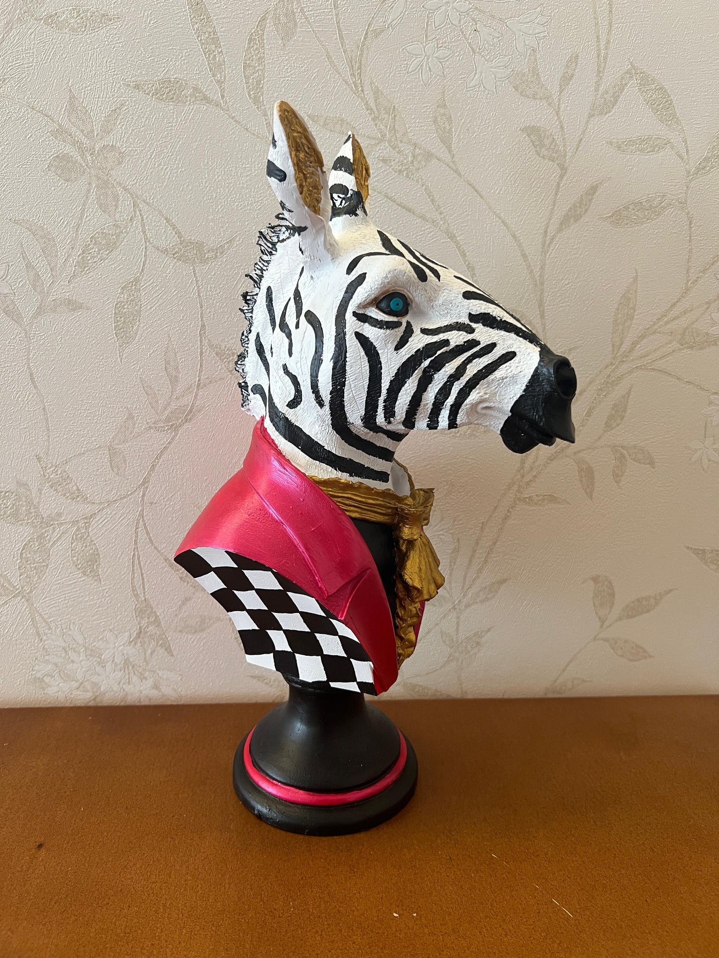 Zebra Head Bust Statue, Zebra Bust Statue, Zebra Bust Sculpture, Elegant Zebra Head Statue, Unique Zebra Head Statue, Zebra Head Sculpture