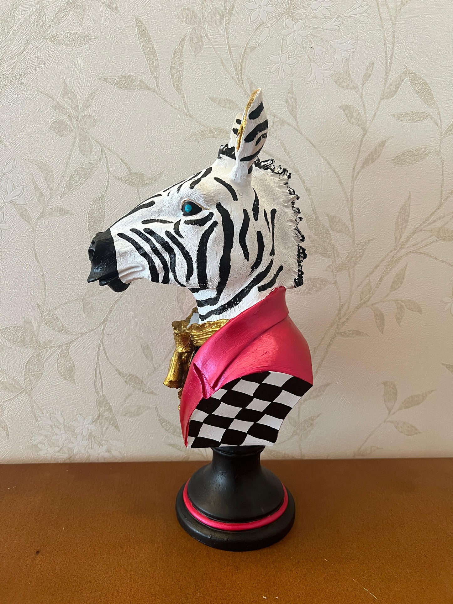 Zebra Head Bust Statue, Zebra Bust Statue, Zebra Bust Sculpture, Elegant Zebra Head Statue, Unique Zebra Head Statue, Zebra Head Sculpture