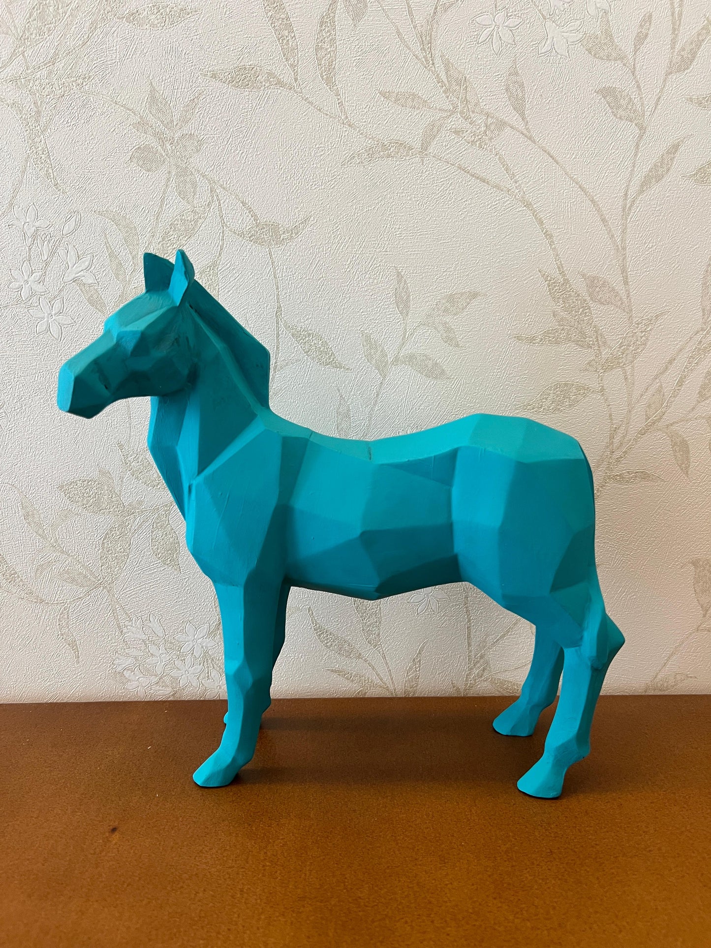 Zebra Statue, Geometric Zebra Sculpture, Cubic Zebra Statue, Abstract Zebra Sculpture, Zebra Figurine with Geometric Style, Zebra Sculpture