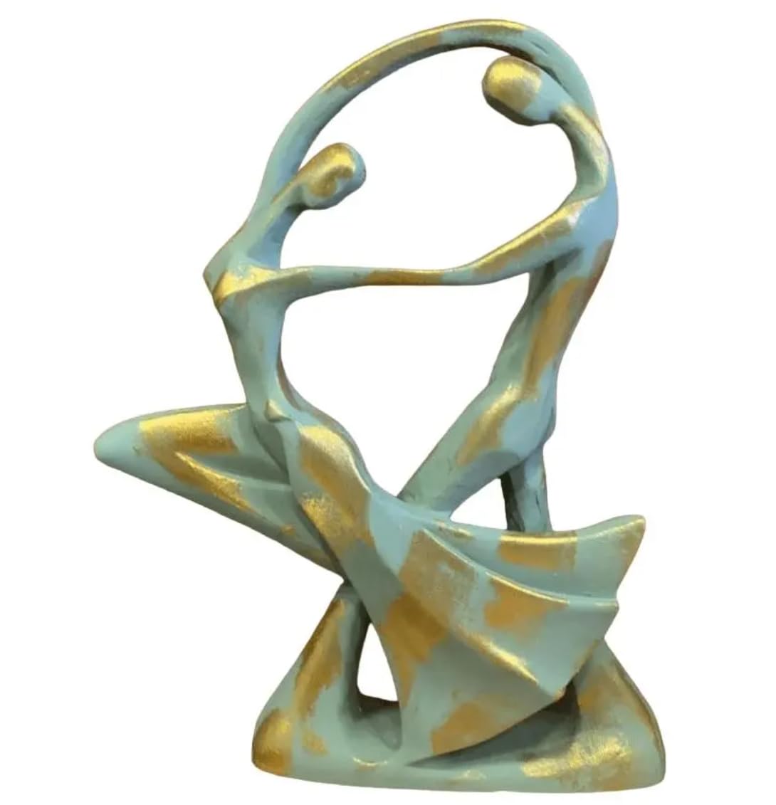 Dancing Couple Statue, Abstract Sculpture, Abstract Couple Figurine, Modern Love Decor, Romantic Gift for Couples, Love Art Decor, Couple Sculpture, Couple Statue