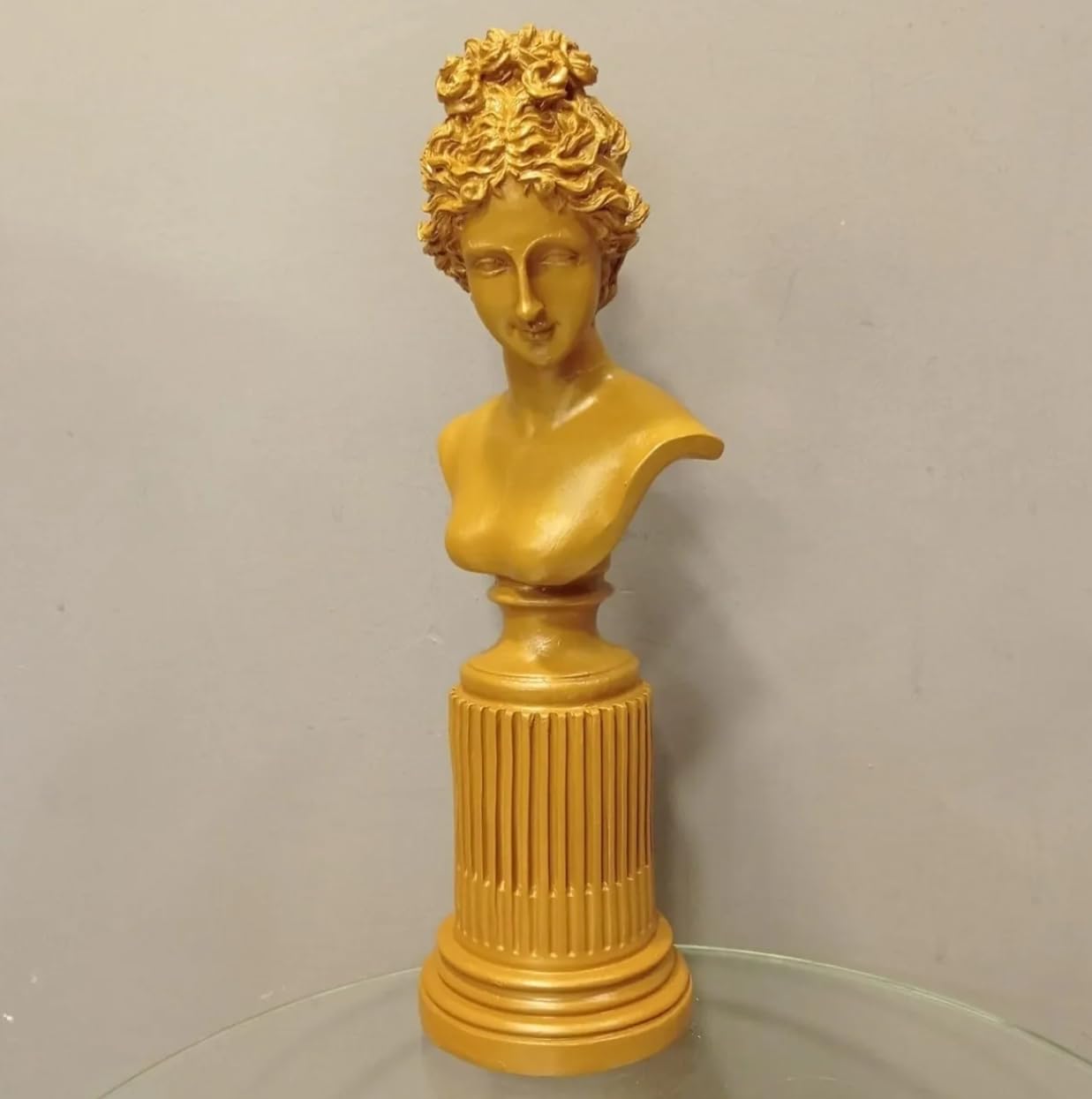 Female Bust Sculpture,Elegant Bust Statue on Decorative Pedestal, Lafayette Sculpture, Lafayette Bust Decor, Greek Bust Statue, Lafayette Statue, Lafayette Figurine