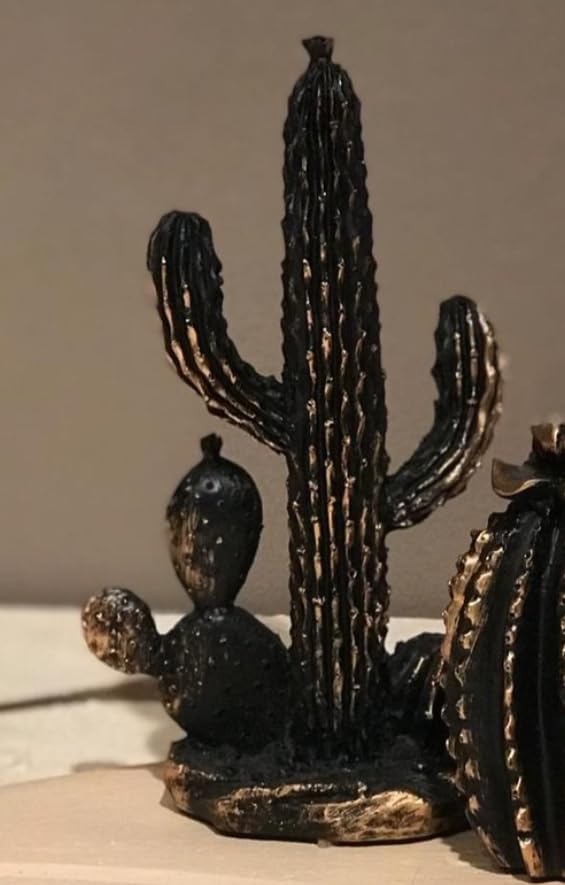 Decorative Cactus Statue, Polyester Cactus Decor, Cactus Statue, Cactus Home Decor, Artificial Cactus Art, Cactus Table Decor, Cactus Decor