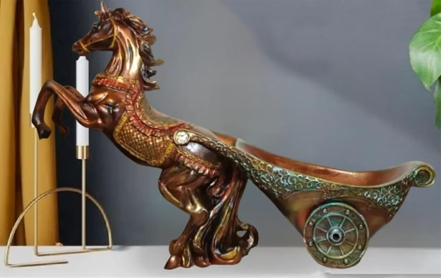 Luxury Horse Wine Rack, Horse Wine Holder, Horse Wine Rack Sculpture, Polyester Horse Wine Rack, Decorative Horse Wine Holder