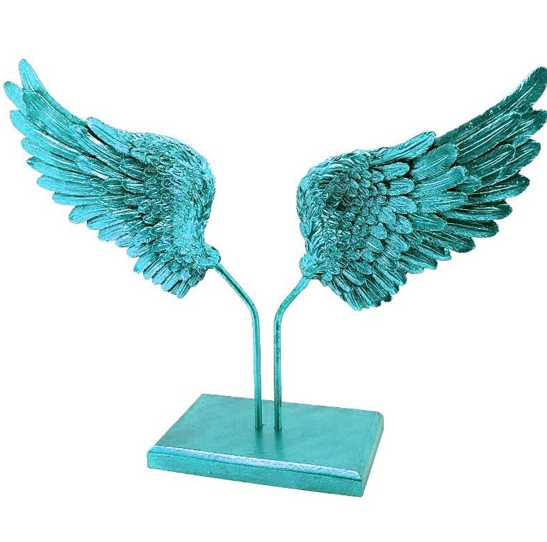 Angel Wings Sculpture, Decorative Wing Art, Wing Decor Accent, Angel Wings Desk Decor, Home Decor Gift, Angel Wings Sculpture