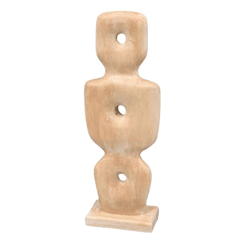 Minimalist Abstract Sculpture, 3 Hole Figurine, Geometric Figure Statue, Abstract Home Decor, Abstract Decor, Abstract Statue, Abstract Sculpture, Abstract Objects