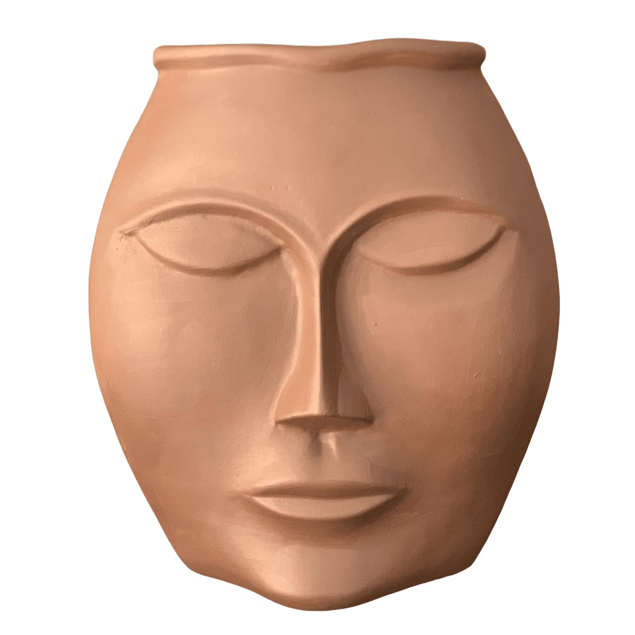 Abstract Face Vase, Modern Ceramic Planter, Minimalist Face Sculpture Pot, Unique Sculpture Vase, Artistic Face Decor, Aesthetic Indoor Pot, Ceramic Face Vase, Artistic Face Vase