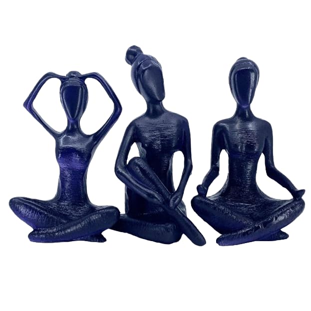 Abstract Yoga Figurines Set of 3, Zen Art Sculptures, Yoga Pose Tabletop Decor, Meditation Sculpture set, Yoga Figurine, Meditation Figurine, Yoga Sculpture, Yoga Statue