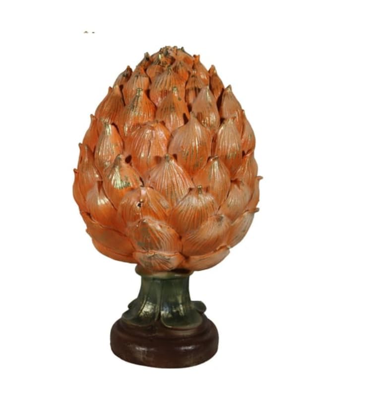 Decorative Artichoke Sculpture, Elegant Artichoke Decor, Polyester Artichoke Sculpture, Artichoke Statue, Polyester Artichoke Statue