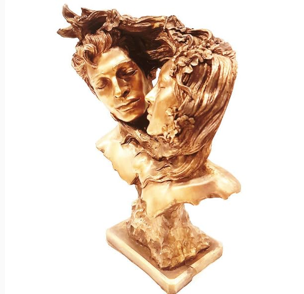 Couple Love Figurine, Romantic Sculpture, Lovers Bust Statue, Valentine’s Day gift, Art Decor Statue, Romantic Gift Idea, Art Decor Statue, Romantic Decor, Love Couple Decor