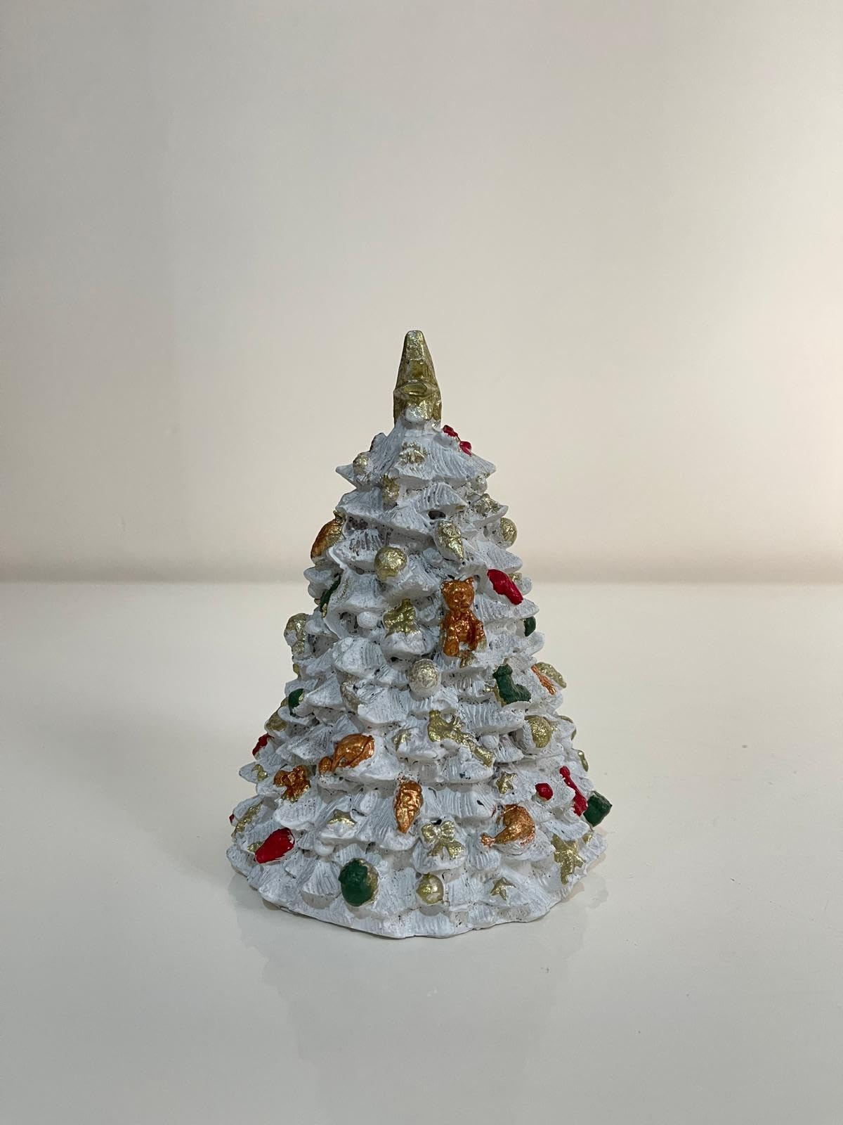 Mini Christmas Tree Figurine, Christmas Tree Ornament, Seasonal Tree Figurine, Christmas Decor Gift, Holiday Tree Decor, Christmas Tree Decor, Christmas Tree Sculpture