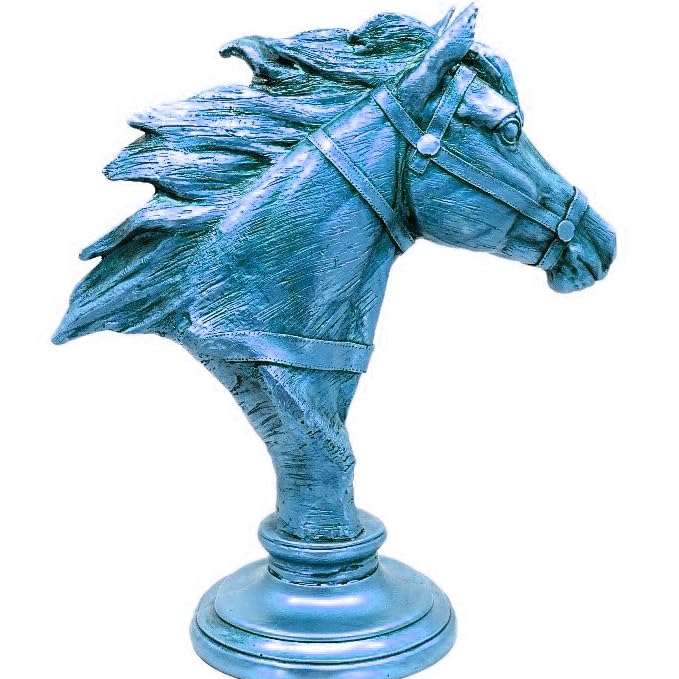 Elegant Horse Head Sculpture for Home Decor, Decorative Horse Figurine, Horse Head Decor, Unique Horse Statue, Horse Lover Gift Idea