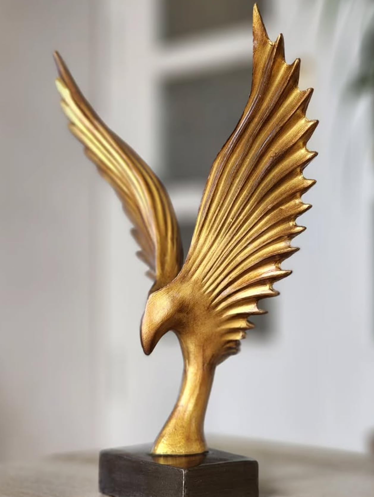 Decorative Abstract Phoenix Statue, Modern Wing Figurine, Home Decor Ornaments, Eagle Statue, Decorative Eagle Showpiece, Eagle Sculpture, Eagle Statue, Eagle Decor