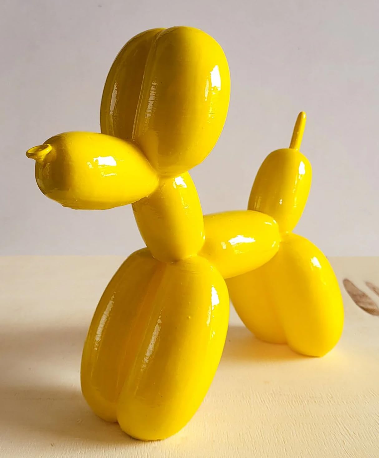 Balloon Dog Statue, Polyester Balloon Dog Figurine, Balloon Puppy Shelf Table Decor, Balloon Puppy Figurine, Balloon Animal Decor