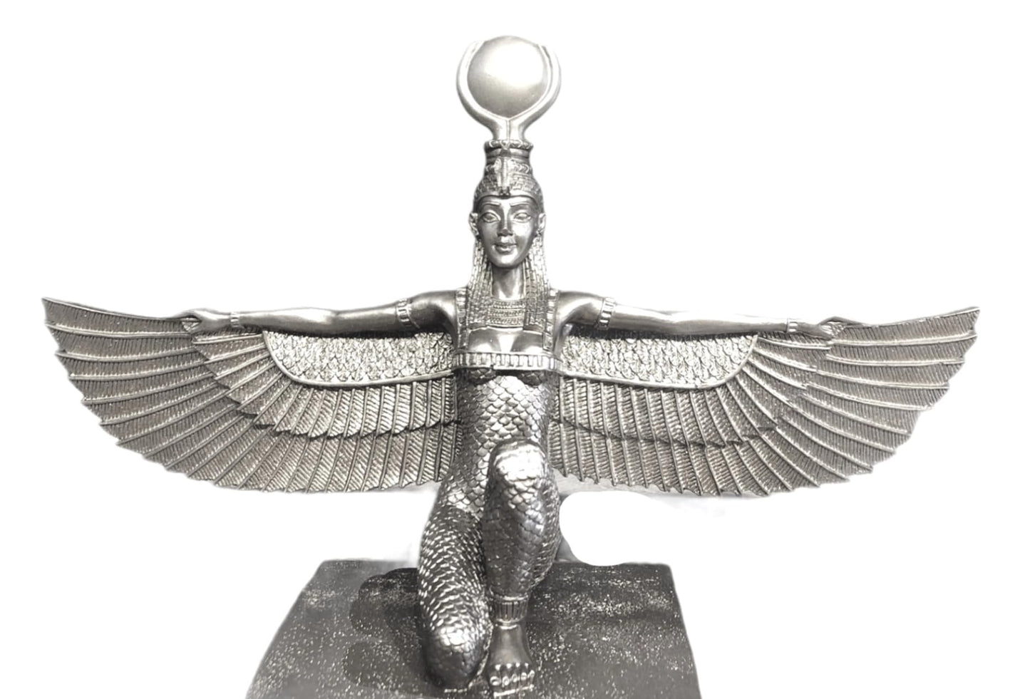 Egyptian Goddess Isis Sculpture, Isis Statue, Winged Isis Goddess Statue, Ancient Egyptian Isis Statue, Handmade Isis Sculpture, Isis Decor