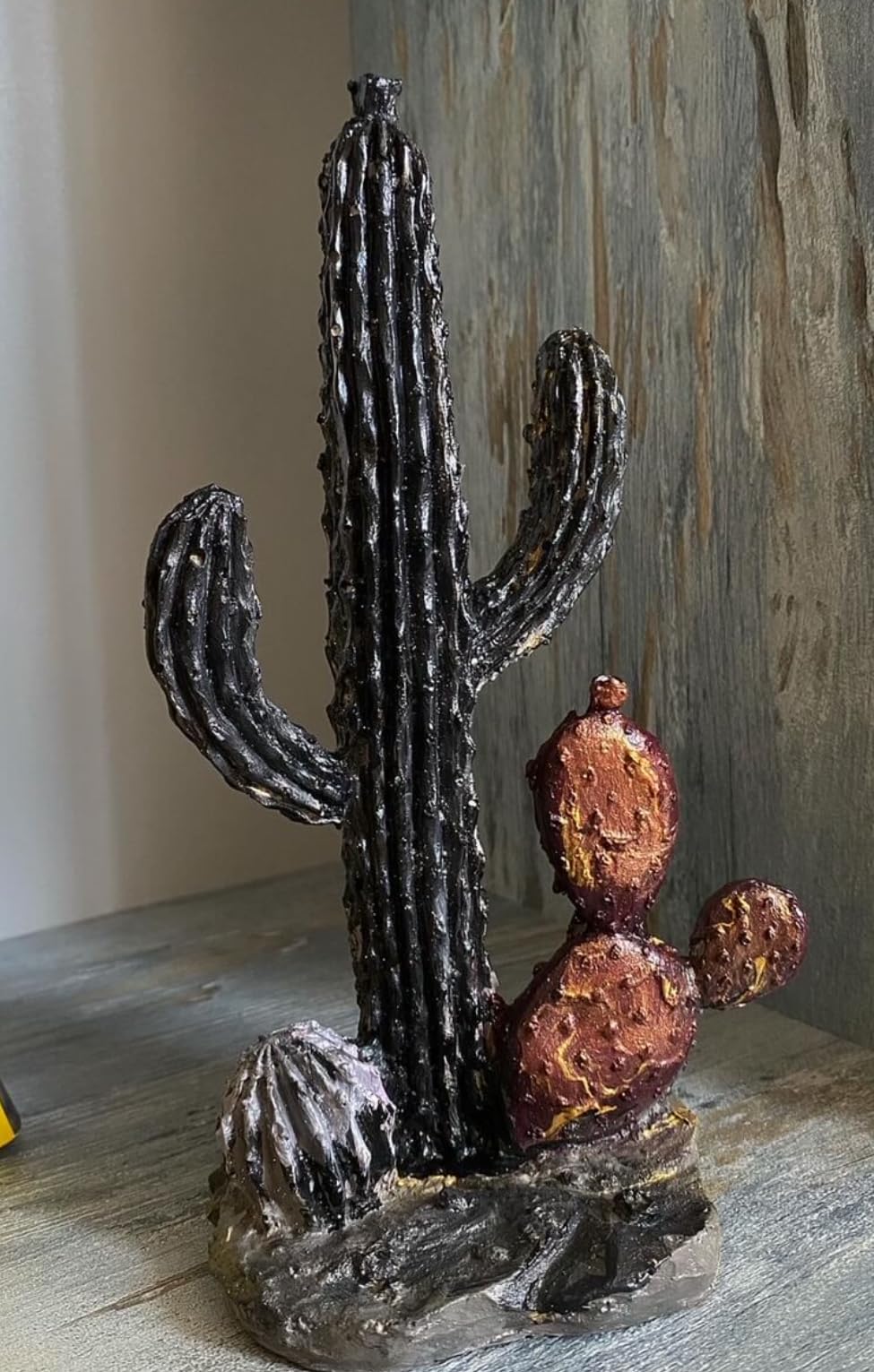 Decorative Cactus Statue, Polyester Cactus Decor, Cactus Statue, Cactus Home Decor, Artificial Cactus Art, Cactus Table Decor, Cactus Decor