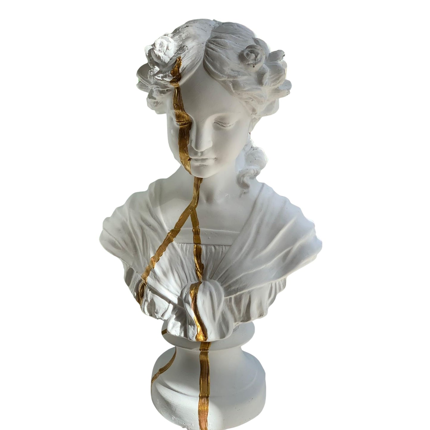 Scultura busto di Ofelia, statua decorativa in stile antico, statua in stile antico, busto di Ofelia, decorazione busto di Ofelia, statua busto di Ofelia, scultura busto di Ofelia, decorazione di Ofelia