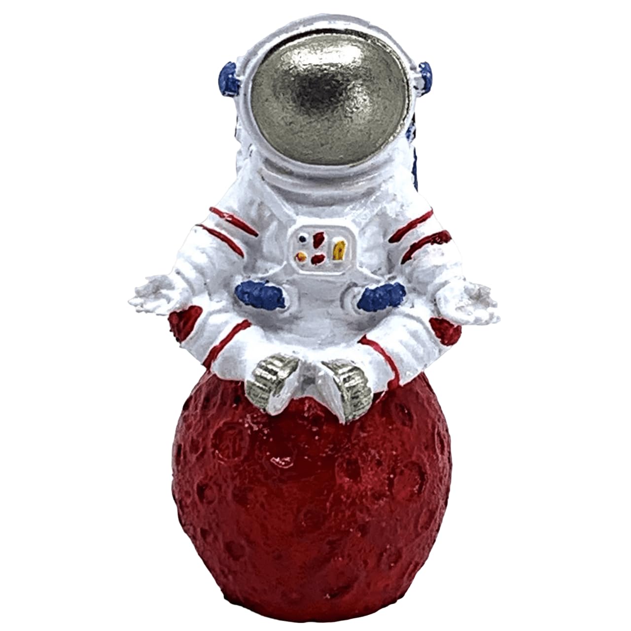 Astronaut On Moon Sculpture, Astronaut Figurine, Space-Themed Home Decor, Astronaut Ornament For Shelves, Unique Space Gifts, Space Decor, Astronaut Sculpture