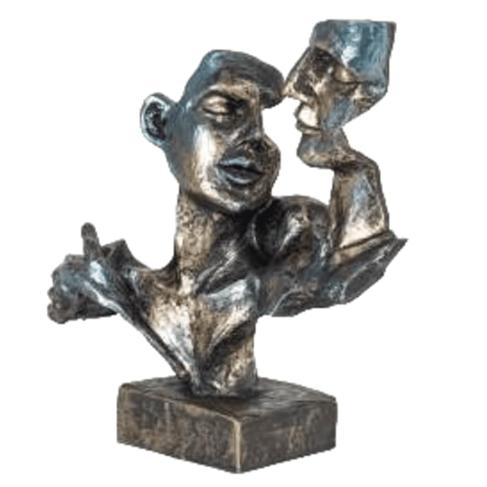 Romantic Couple Sculpture, Abstract Kissing Couple Statue, Anniversary Gift, Love Gift Idea, Couple Decor, Couple Statue, Love Couple Statue, Love Couple Decor
