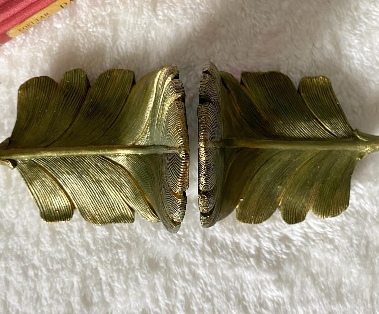 Feather Bookends for Shelves and Desk, Decorative Bookends, Unique Gifts for Book Lovers, Feather Bookends, Unique Book Lover Gifts, Feather Bookshelf, Feather Home Decor