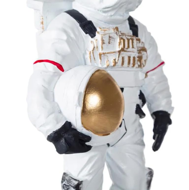 Astronaut BullDog Figurine, Dog In Spacesuit Statue, Space-Themed Bulldog Sculpture, Animal Astronaut Decor, Dog Lover Home Decor