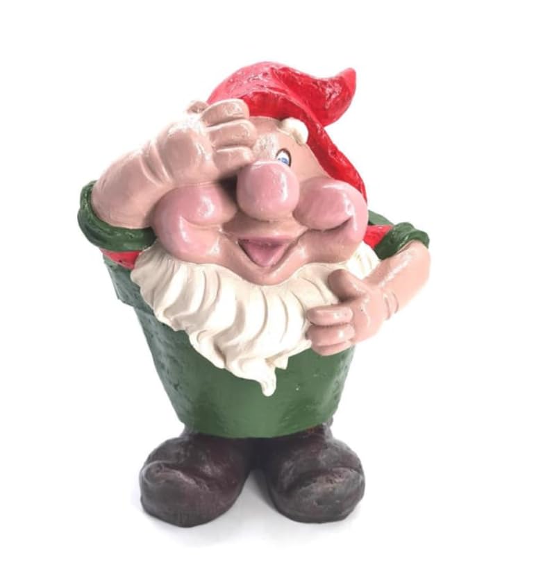 Gnome Plant Pot for Outdoor Garden, Whimsical Garden Planter, Cute Gnome Flower Pot, Gnome Plant Pot, Outdoor Gnome Planter, Cute Flower Pot