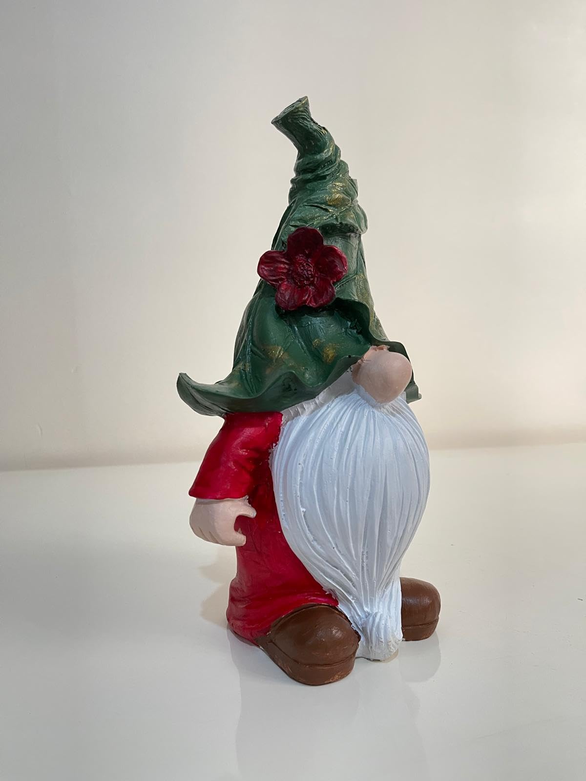 Christmas Gnome Figurine, Holiday Gnome Decor, Christmas Gift Idea, Christmas Elf Decoration, Holiday Tabletop Decor, Gnome Sculpture, Gnome Statue, Gnome Figurine, Gnome Decor
