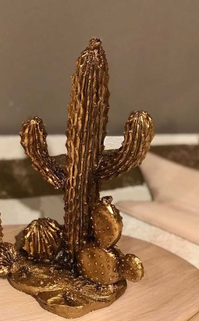 Decorative Cactus Statue, Polyester Cactus Decor, Cactus Statue, Cactus Home Decor, Artificial Cactus Art, Cactus Table Decor, Cactus Decor