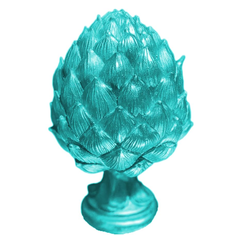 Decorative Artichoke Sculpture, Elegant Artichoke Decor, Polyester Artichoke Sculpture, Artichoke Statue, Polyester Artichoke Statue
