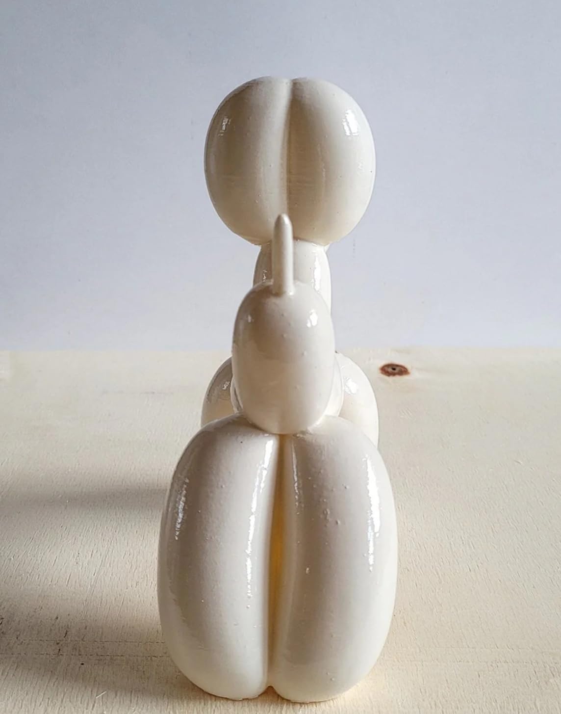 Balloon Dog Statue, Polyester Balloon Dog Figurine, Balloon Puppy Shelf Table Decor, Balloon Puppy Figurine, Balloon Animal Decor