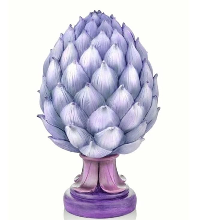 Decorative Artichoke Sculpture, Elegant Artichoke Decor, Polyester Artichoke Sculpture, Artichoke Statue, Polyester Artichoke Statue