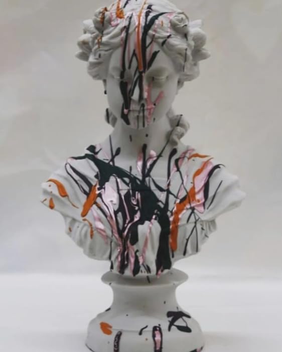 Scultura busto di Ofelia, statua decorativa in stile antico, statua in stile antico, busto di Ofelia, decorazione busto di Ofelia, statua busto di Ofelia, scultura busto di Ofelia, decorazione di Ofelia