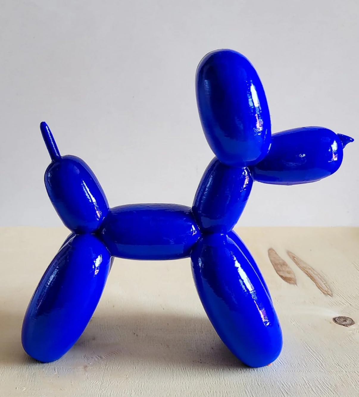 Balloon Dog Statue, Polyester Balloon Dog Figurine, Balloon Puppy Shelf Table Decor, Balloon Puppy Figurine, Balloon Animal Decor