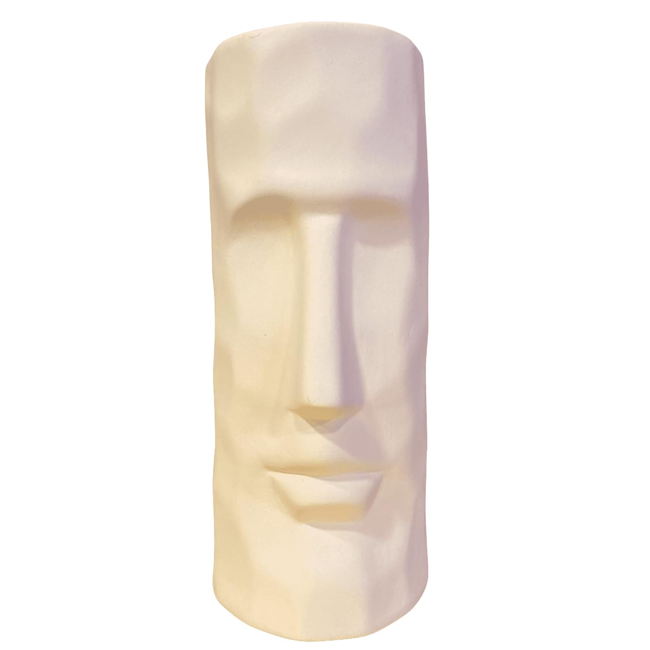 Moai Head Ceramic Vase, Face Ceramic Vase, Moai Head Vase, Face Shape Flowerpot, Polynesian Head Planter, Abstract Sculpture Vase, Face Vase, Moai Vase, Face Flowerpot Vase