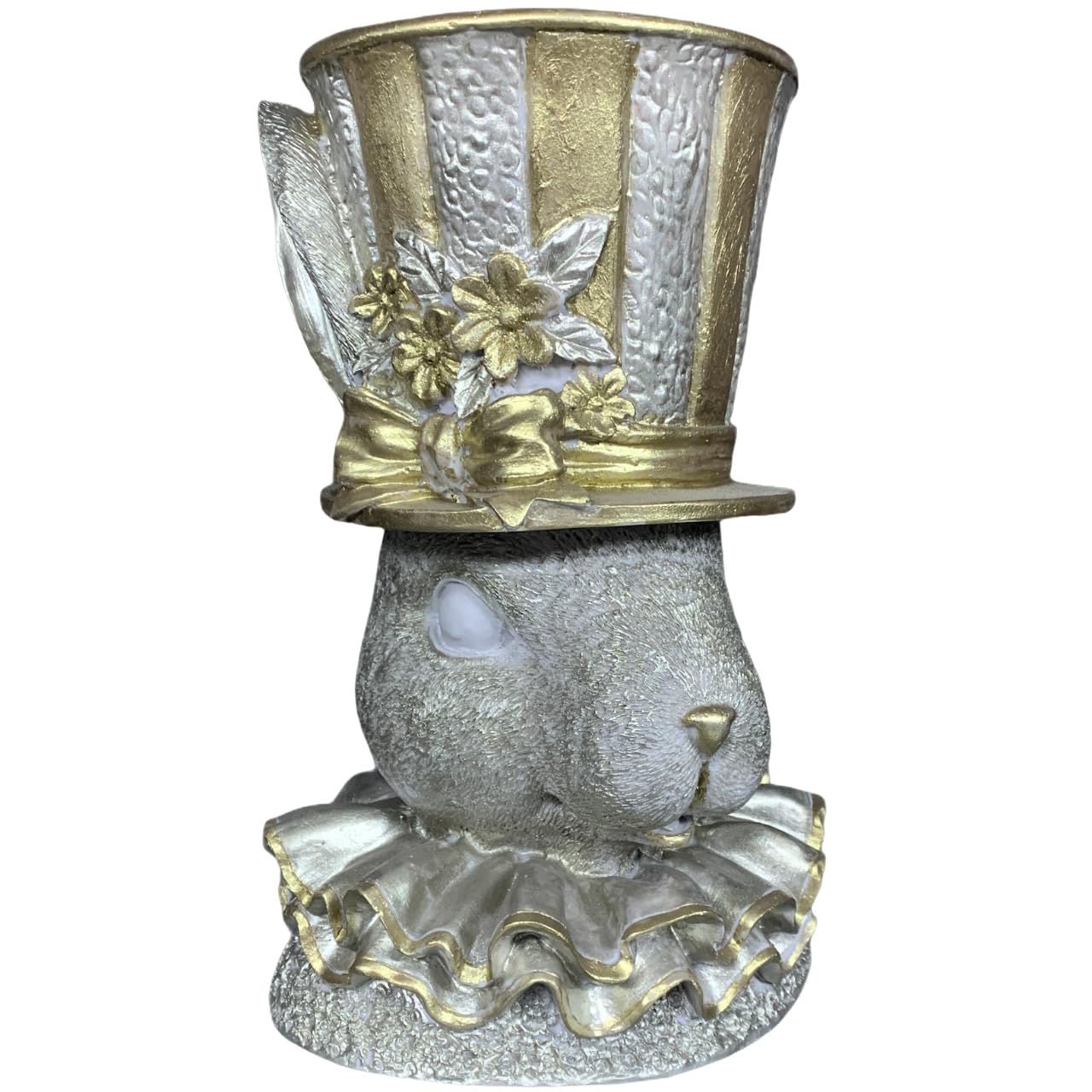 Große Hasenstatue Vase, Hasenfigur, handbemaltes Hasendekor, Osterhasen Tischdekoration, Osterhasen Figur, Hasenvase