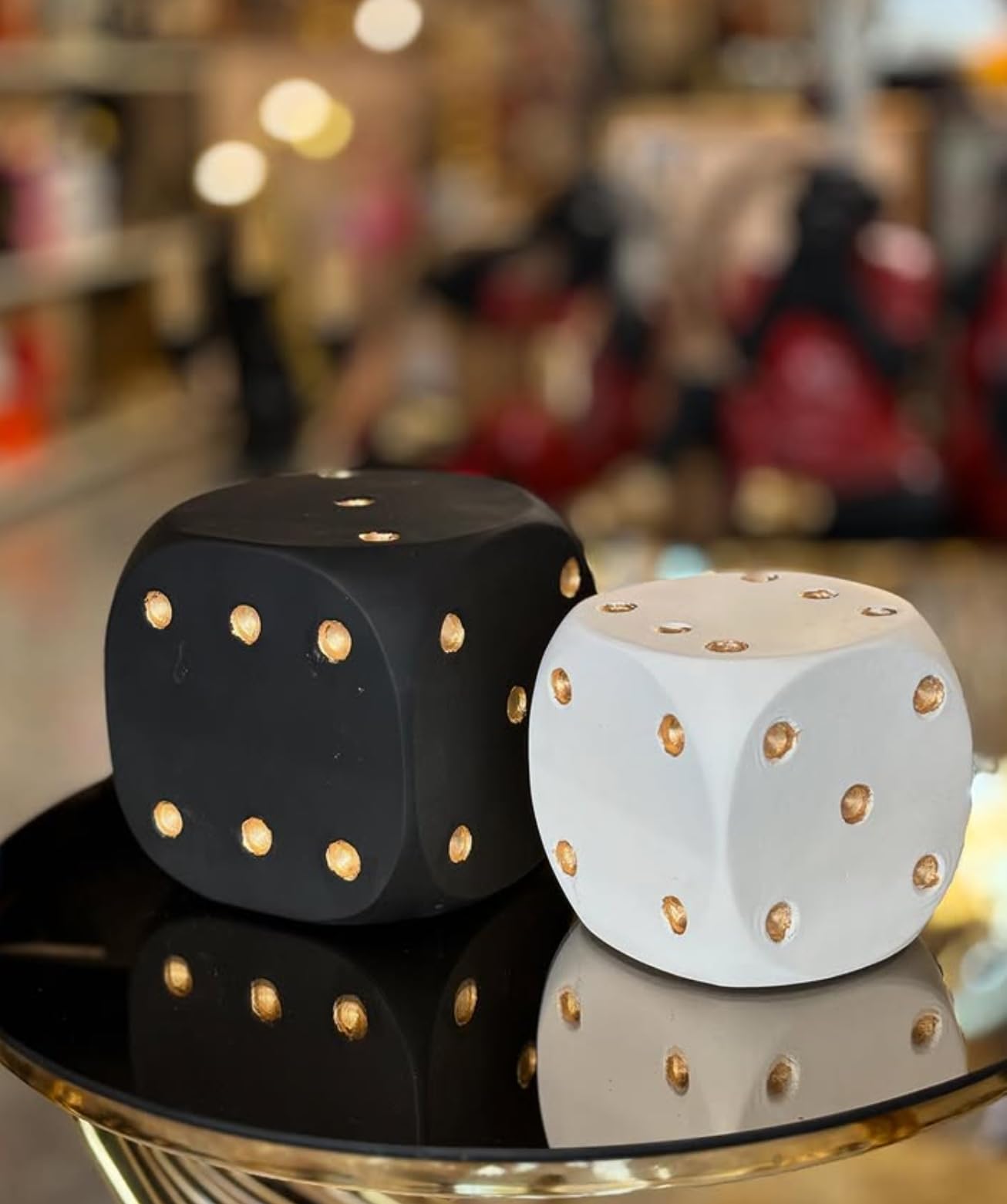 Decorative Dice Set, Unique Gaming Room Decor, Cool Car Decor, Polyester Dice Set, Dice Sculpture, Dice Decor, Dice Statue, Lucky Dice Decor, Lucky Dice Statue