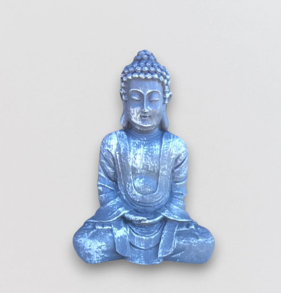 Meditating Buddha Statue, Polyester Buddha Figurine, Small Buddha Sculpture, Buddha Statue in Meditation Pose, Buddha Sculpture