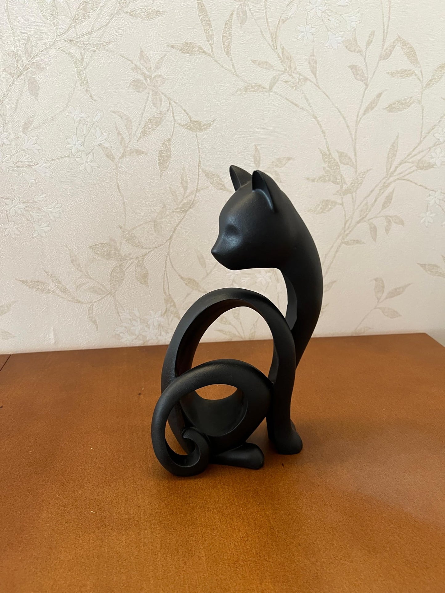 Abstract Cat Sculpture, Minimalist Cat Figurine, Geometric Cat Ornament, Cat Lover Gift, Home Accent, Geometric Cat Statue, Cat Sculpture, Cat Figurine