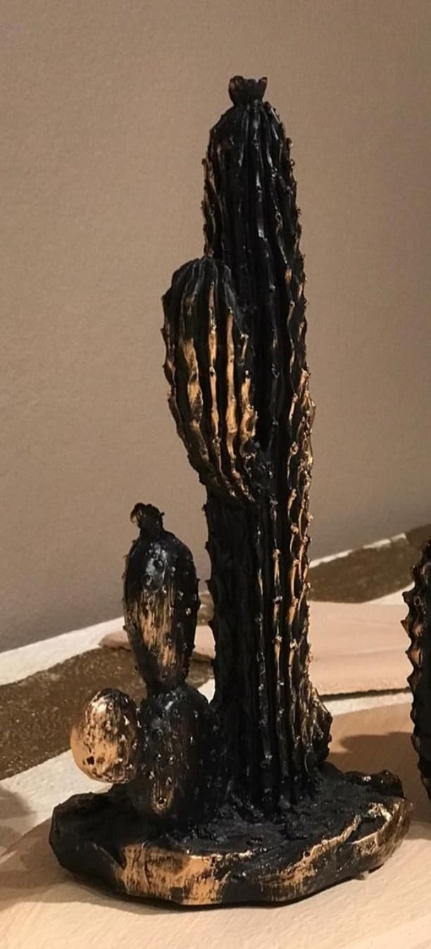 Decorative Cactus Statue, Polyester Cactus Decor, Cactus Statue, Cactus Home Decor, Artificial Cactus Art, Cactus Table Decor, Cactus Decor